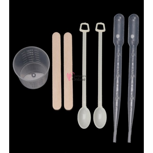 Set pentru aplicat vopsea gene si sprancene din 7 piese SVP001